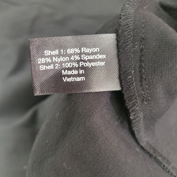 6TH & LN Sleeveless Dress Womens Size 18 Double Front Zipper Back Zip - Picture 5 of 6